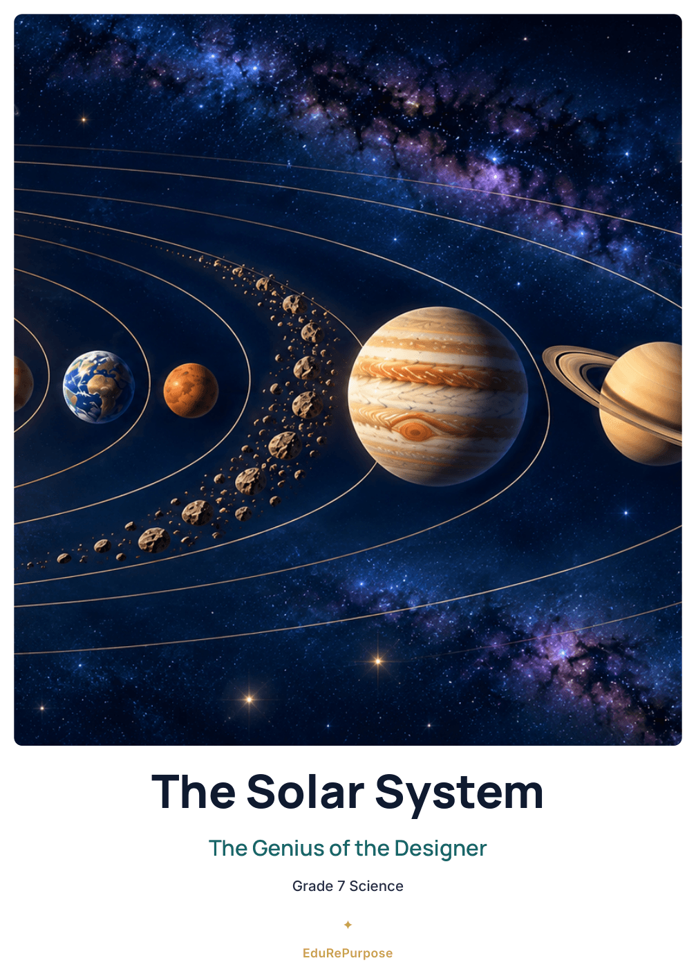 Cover of The Solar System: The Genius of the Designer